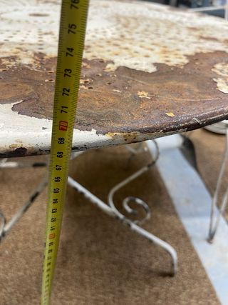 Conjunto Mesa y 3 Sillas Jardín Metal