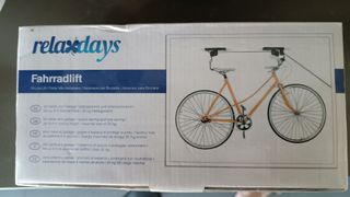 Elevador Bicicletas Relaxdays Poleas