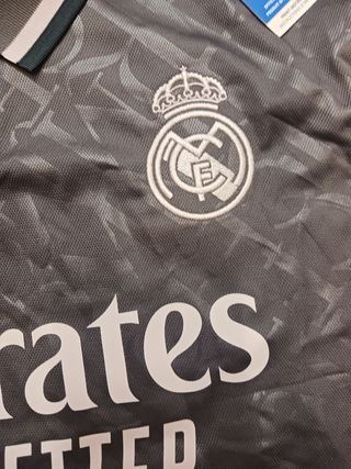 Camiseta Real Madrid Adidas Gris Talla XL