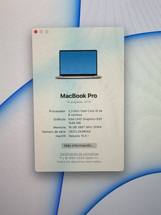 MacBook Pro 16 2019 
