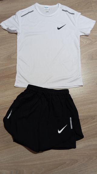 Conjunto Nike, Camiseta y Pantalón Corto