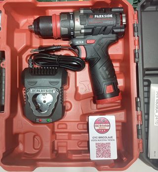 Taladro percutor atornillador Parkside PSBSAP 12