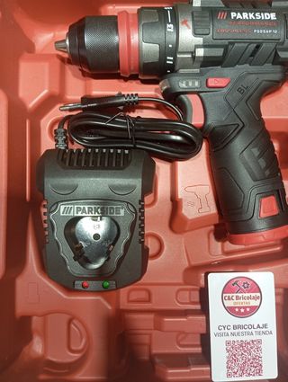 Taladro percutor atornillador Parkside PSBSAP 12