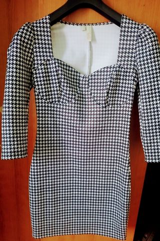 Vestitino fantasia pied de poule