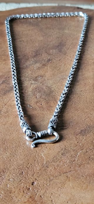 Collana snake in argento