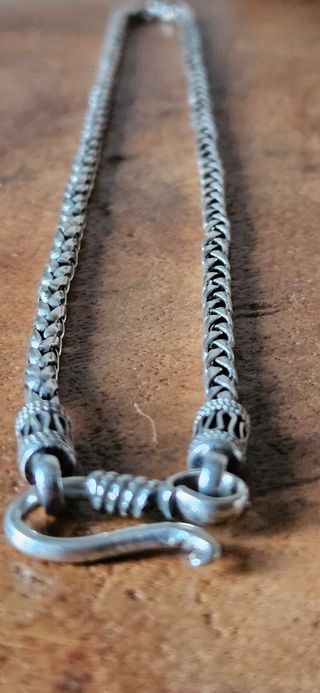 Collana snake in argento