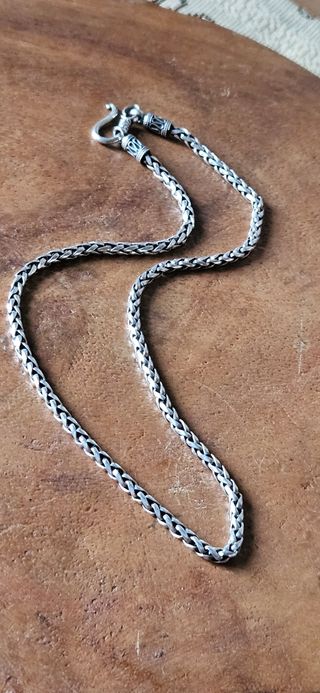 Collana snake in argento