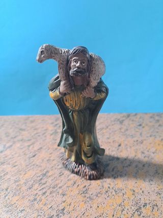 Figura Belén Pastor con Oveja