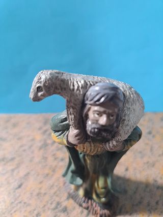 Figura Belén Pastor con Oveja