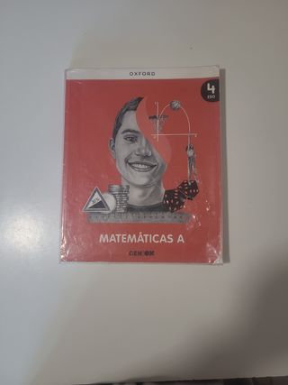 Matemáticas A 4º ESO. Libro del estudiante. GENiOX