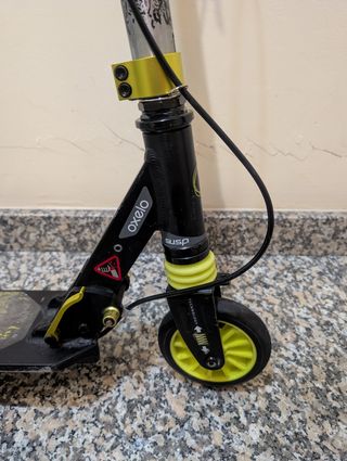 Patinete plegable con freno