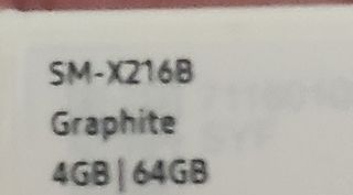 Tablet Samsung SM-X216B Graphite 5GB/64GB con sim