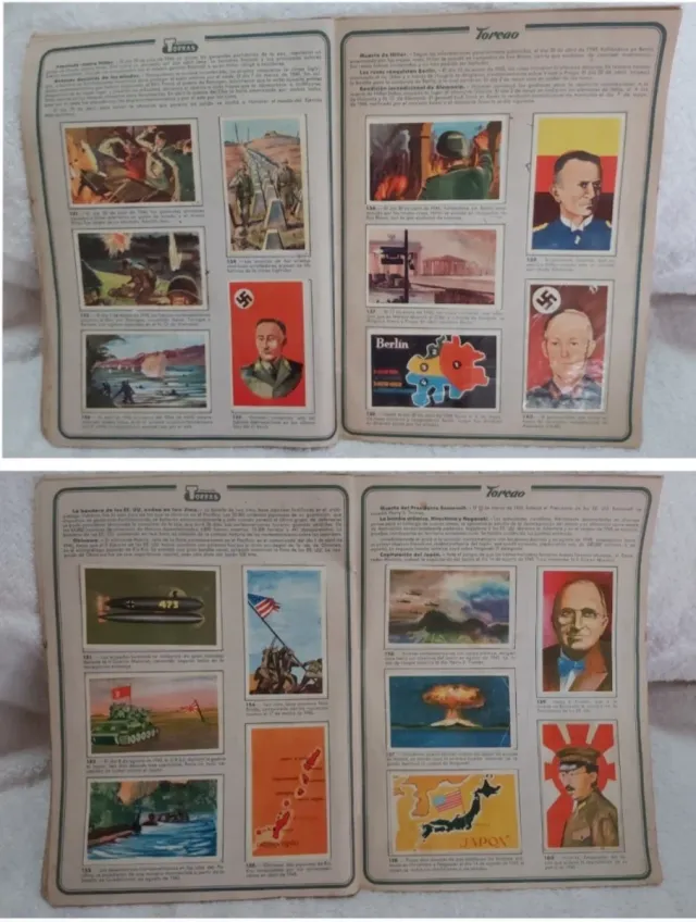 Lote 2 Álbums cromos Chocolates torras y Danone 82