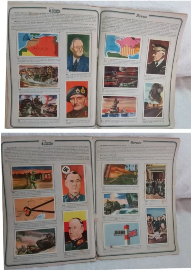 Lote 2 Álbums cromos Chocolates torras y Danone 82