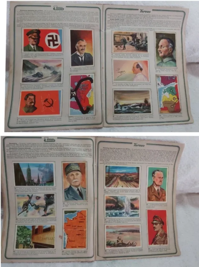 Lote 2 Álbums cromos Chocolates torras y Danone 82