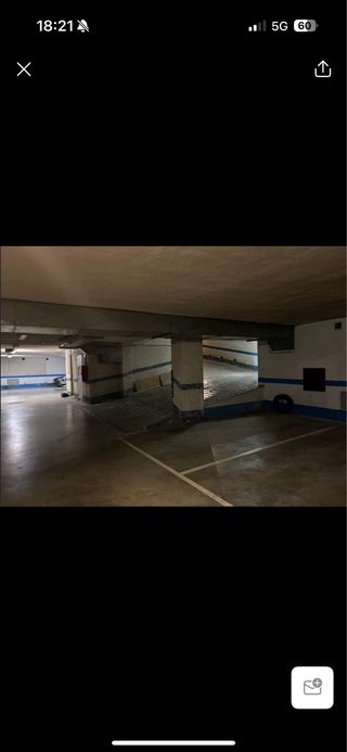 Parcela de garaje en venta