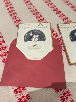 Lote 20 Tarjetas Felicitación Navidad Nan & Granda