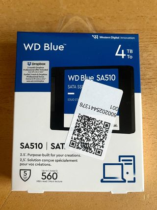 SSD WD Blue SA510 4TB SATA Disco duro