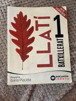 libro de latín 1 de bachillerato