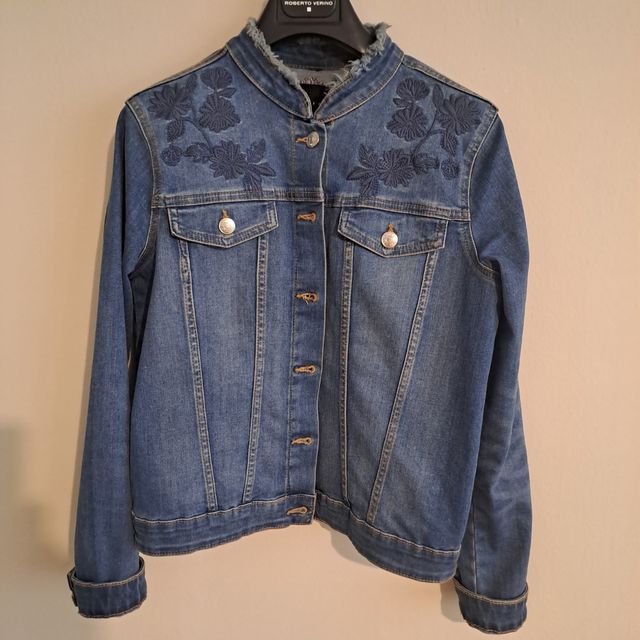 Cazadora vaquera Tintoretto bordada