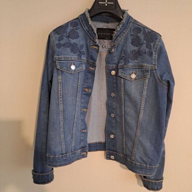 Cazadora vaquera Tintoretto bordada