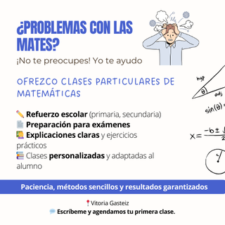 Clases particulares de matématicas