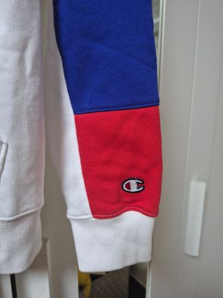 Sudadera Champion Blanca Hombre