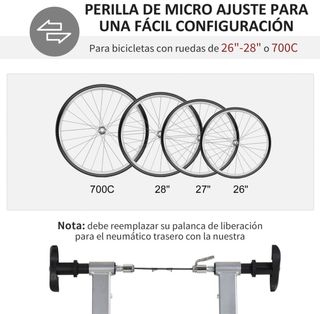 LOTE Rodillo para bicicleta