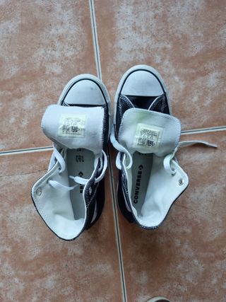 Botas  Zapatilla Converse Negras Originales