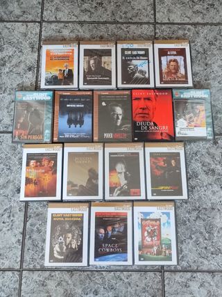 Colección exclusiva películas DVD Clint Eastwood