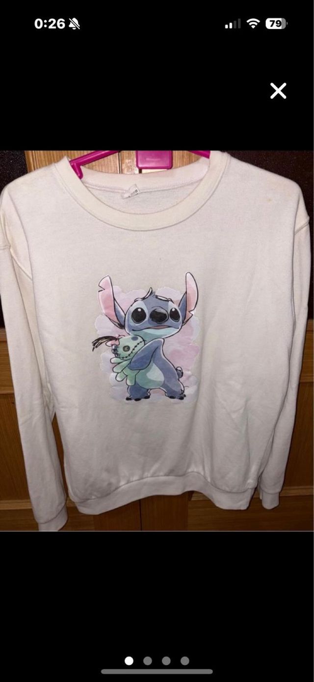 Sudadera Mujer Blanca con Dibujo