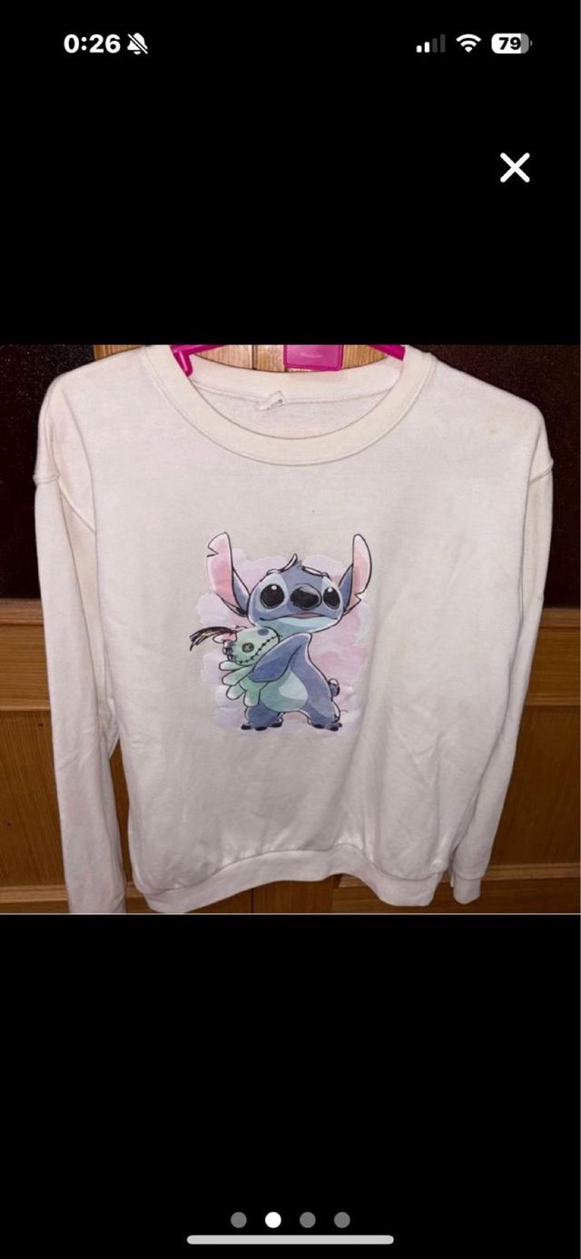 Sudadera Mujer Blanca con Dibujo