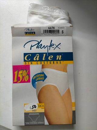Braga Playtex S sin costuras laterales