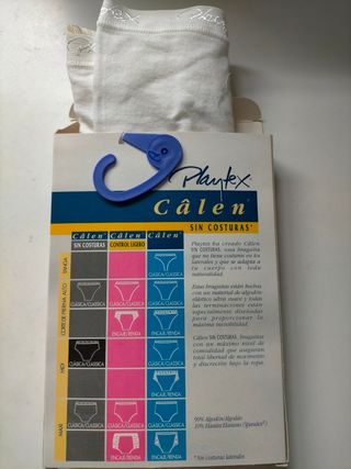 Braga Playtex S sin costuras laterales