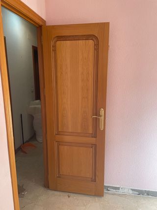 5 Puertas madera roble