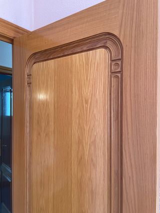 5 Puertas madera roble