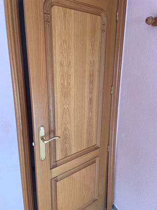 5 Puertas madera roble