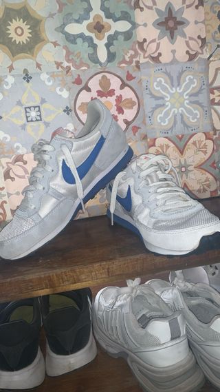 Zapatillas Nike plateadas