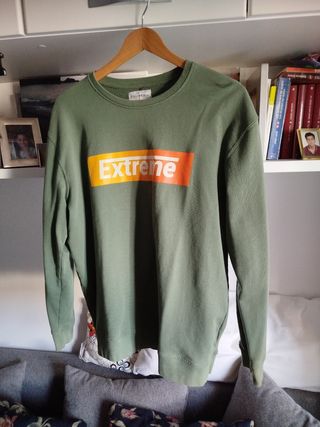 Sudadera Extreme Polinesia Verde
