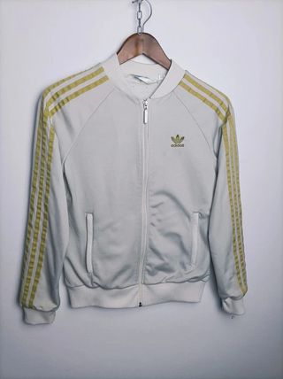 Chaqueta Adidas Vintage Talla M Dorada