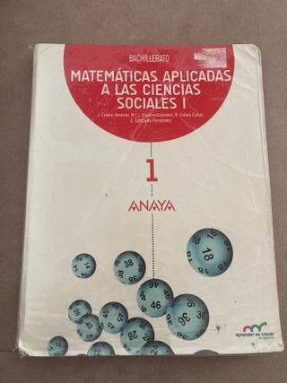 Matemáticas aplicadas a las Ciencias Sociales I.