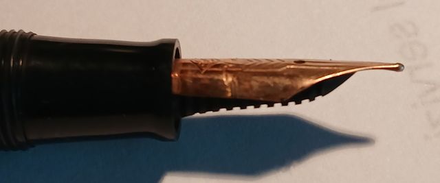 Omas Extra Penna Stilografica Nera Oro