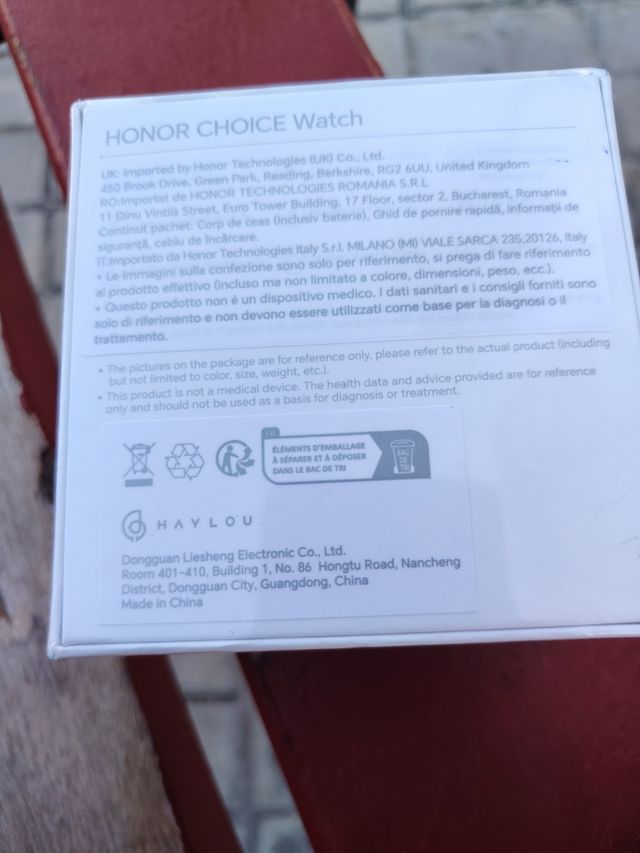 Reloj Honor Choice Negro