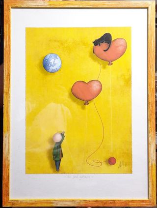 Quadro Mauro Falcioni incorniciato 