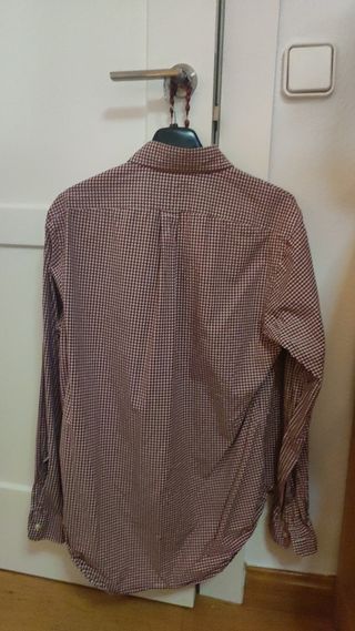 Camisa Polo Ralph Lauren cuadros roja Talla M