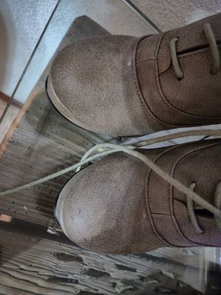 Botines altos con plataforma, mio mio, número 36. 