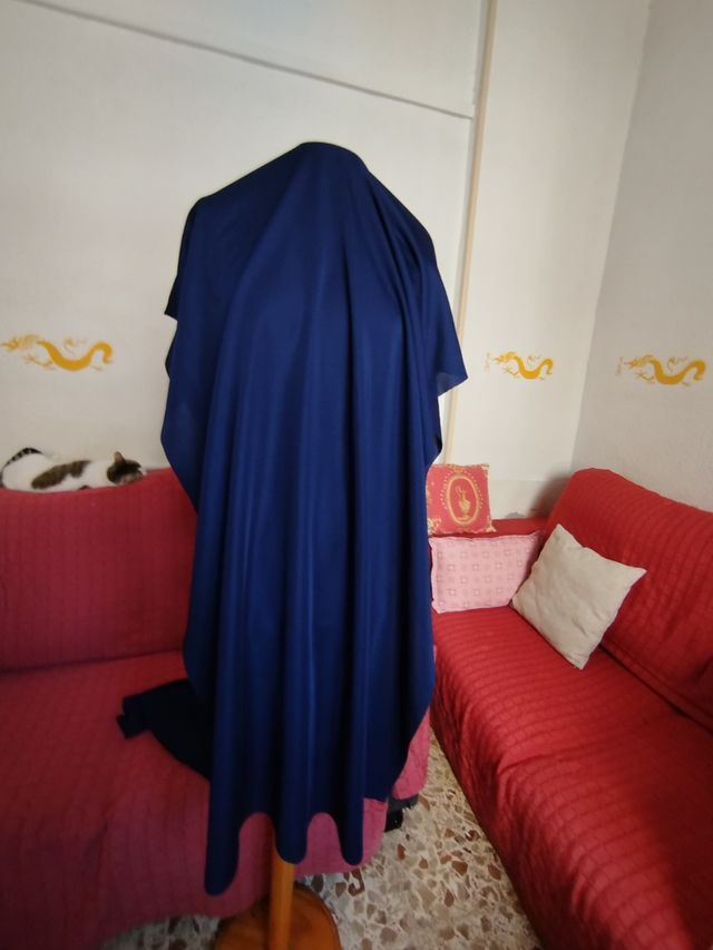 Retal tela azul marino