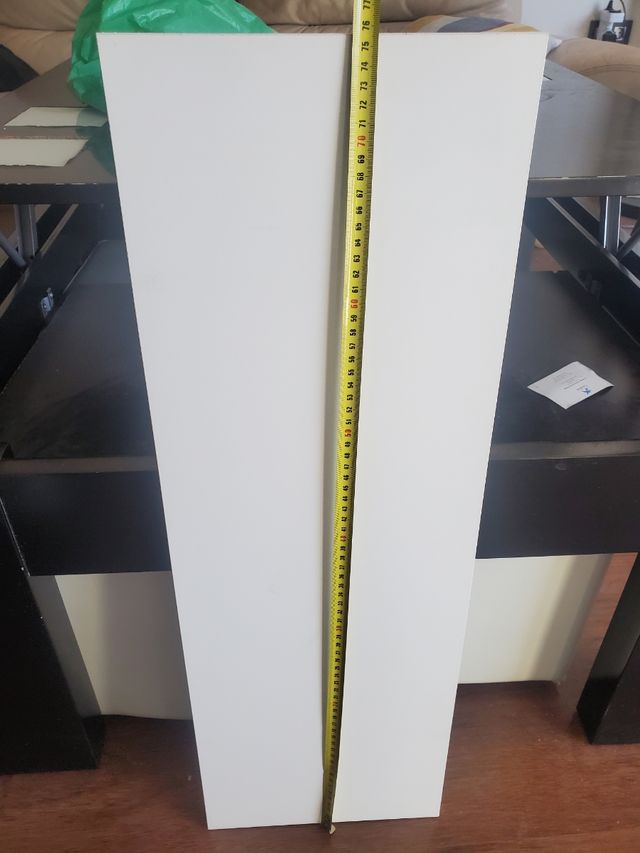 Tablas/baldas. blancas para estanterías