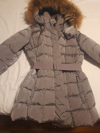 Plumón con pelo natural