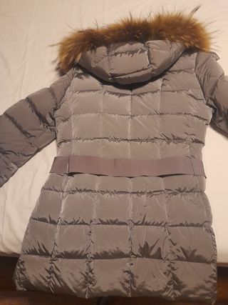 Plumón con pelo natural